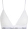 Calvin Klein Soutien-Gorge Brassière Femme Triangle Rembourrage Amovible, Blanc (White), L