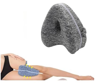 GJFWQC Coussin pour les genoux, coussin cale en mousse à mémoire de forme pour dormir sur le côté, douleurs aux jambes, douleurs aux genoux, douleurs articulaires et coussin de jambe pour lit de