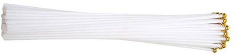 Lurrose 200 Pezzi Aste per Bandiere in Plastica 38 CM, Pennoni Portabandiera Portatili Leggeri, Aste Decorative per Eventi, Manifestazioni e Pubblicità Outdoor