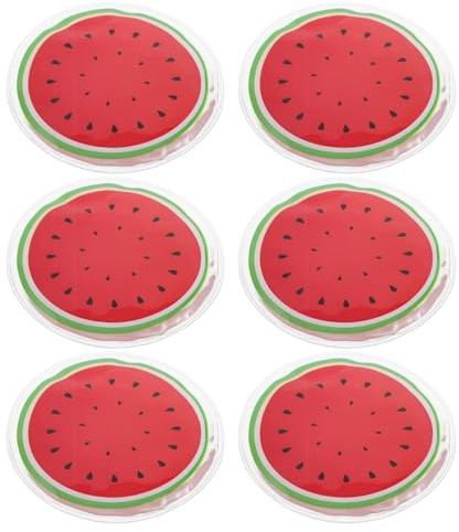 Veemoon Impacchi di Ghiaccio in Pvc 6 Pezzi Riutilizzabili per Occhi per Lenire Gonfiore e Disagio del Viso Facili da Usare