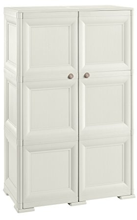Tontarelli S.p.A. Armadio 3 Moduli 19605019, Panna, 79x47x125 cm