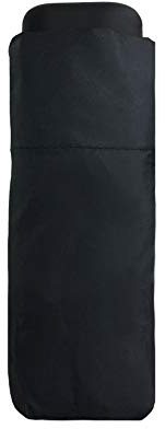 VIPLUIE Mini parapluie Pliant Noir,- Parapluie de Poche & Parapluie de Voyage & Parapluie Pliant,- ULTRA Léger et Compact, Idéal pour Sac à Dos/Sac à Main/Poche