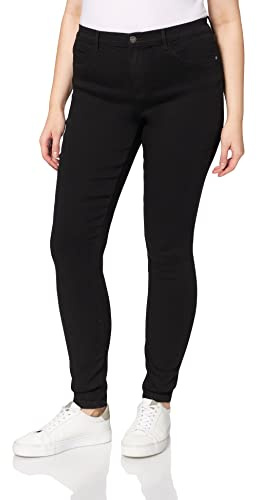 ONLY Carmakoma Women's carSTORM Push UP HW SK Jeans NOOS Skinny, Black, 20