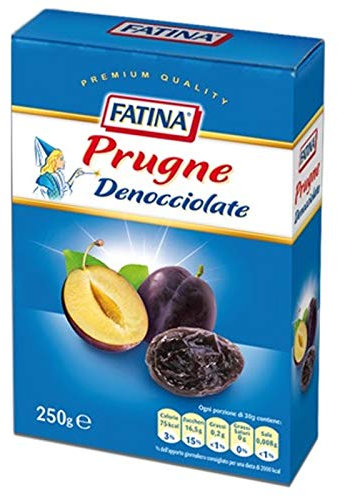 PRUGNE DENOCCIOLATE FATINA 250gr PRUGNE SECCHE SNACK FRUTTA SECCA SENZA NOCCIOLO