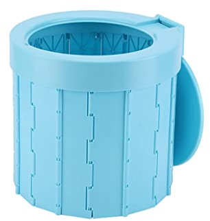 WYJRO WC Portatile Chimico per Campeggio, Toilette da Viaggio per Camper Caravan, Perfetto per Camper, Barca, roulotte, Auto, Viaggio o casa,Blu