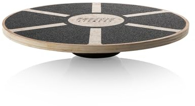 Phoenix Fitness Wooden Balance Board - Non-Slip Wobble Board for Core Workout, Rehabilitation, Exercise & Strength Training - Heavy-Duty Stability Disc for Men and Women - Core Trainer for Home & Gym