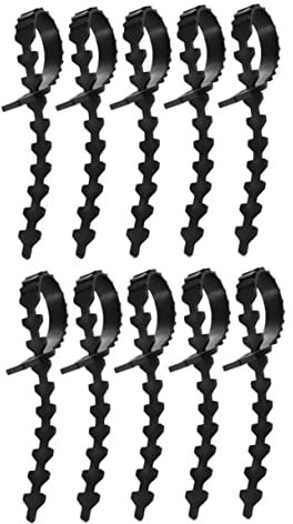 Mipcase Lot de 10 Attaches Flexibles en Caoutchouc pour Arbres Fruitiers pour Attacher Les Branches