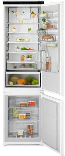 Electrolux Frigocongelatore Da Incasso Serie 600 ENT6MD19S3 – TwinTech Total No Frost, 188,4 cm, 269 L Frigo + 62 L Freezer, MultiFlow, Porta Reversibile [Classe di efficienza energetica D]