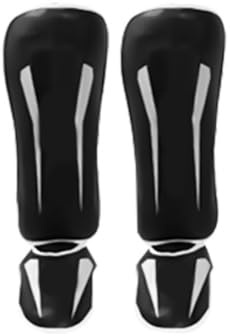 Protège-tibias rembourré réglable pour arts martiaux Muay Thai avec protections du cou-de-pied pour kickboxing, sparring, kickboxing, sparring