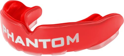 Phantom Mouthguard APEX Protège-dents pour enfants - Protège-dents Boil & Bite pour les sports de combat, le MMA, la boxe et le Muay Thai - Rouge