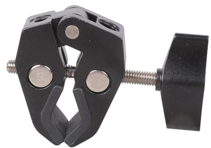Morsetto a braccio super in metallo con foro filettato da 1/4 3/8 per monitor fotocamera DSLR Accessori per microfono con luce LED Supporto per fotocamera di azione Morsetto per granchio