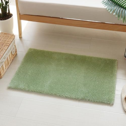 Badezimmermatte Matcha Grün Bath Mat Mikrofaser Badezimmerteppich rutschfest Badematte Schnelltrocknend Duschvorleger rutschfest Waschbar Badteppich Verdicken Bad Teppich Badmatte 40x60cm