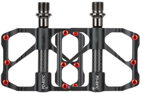 HOUSON Fahrradpedale, Aluminium-Fahrradplattform 9/16 Zoll Pedale mit 3 abgedichteten Lagern für E-Bike, Mountainbike, Faltrad, Rennrad