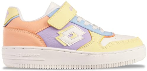 Lotto Scarpe da Ginnastica Unisex per Bambini Paliot LR K, Fenicottero Giallo, 31 EU