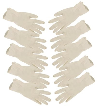 Artibetter Kinder Latex Einweghandschuhe 20 Stück Zertifiziert Rutschfest Elastisch Kleine Größe Praktische Reinigungshandschuhe Für Haushalt Und Spülbereich