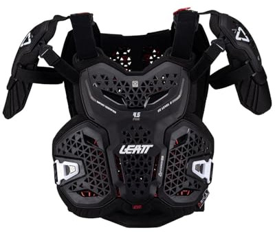 LEATT Pettorina Protector 4.5 Pro Evo - Nero - S/m 160-172cm