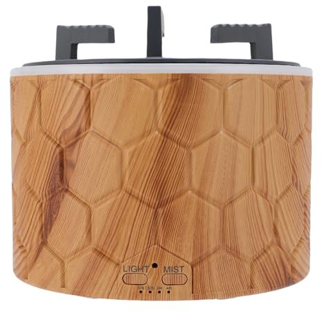 Diffusore Aromaterapia di del Fuoco, Auto -Stufa a Forma di Stufa a Forma di Olio Essenziale Chiuso 3 in 1 tranquillità per Casa (Spina europea 100-240V)