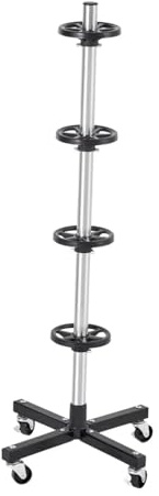 RVIFY Tire Carriers Tire Storage Rack With Wheels For Trucks Car Tree Stand Compact For Warehouse Auto Repair Shops Home Car Spare Wheel Tire Bracket