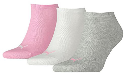 PUMA Herren Sneaker Trainer Plain Socken, Prism Pink, 39-42 EU
