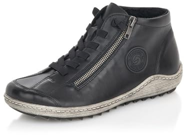 Remonte Mujer Zapatos con Cordones R1498, señora Zapatos Deportivos con Cordones,Plantilla Desmontable,Zapato bajo,Zapatilla,Schwarz,36 EU / 3.5 UK