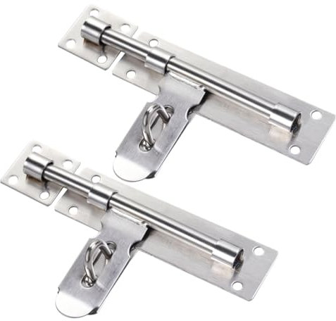 OSALADI Lot De 2 Verrous De Sécurité Pour Portes Et Fenêtres En Acier Inoxydable Pour La Maison