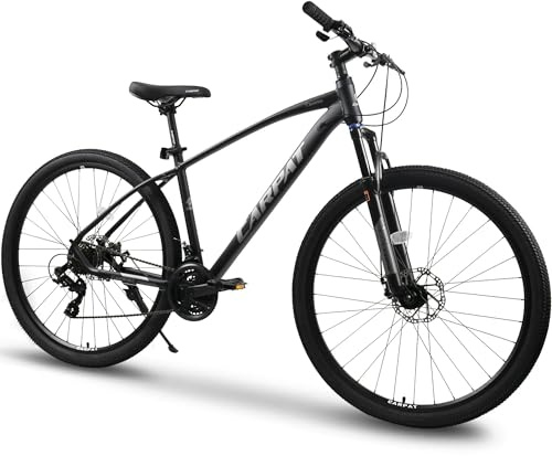 CARPAT SPORT Mountainbike 27,5 Zoll MTB Fahrrad für Herren Damen 21 Gang TZ Tourney Schaltwerk, Kettenschaltung, (Aluminium Rahmen, Mechanische Scheibenbremse), Hardtail Fahrrad