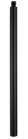 PATIKIL Varilla De Extensión Metálica De 6 con Roscas Hembra Y Macho 1/4-20 0.31 De Aleación De Aluminio Ligero Accesorio Estabilizador Tubo Extensor para Trípode Cámaras Negro