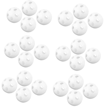 Hohopeti 80pièces Billets Blancs Plastique pour Hochets de Jouets Inserts de Réparation pour Hochets Garçon Fille et Création de Jouets Peluche