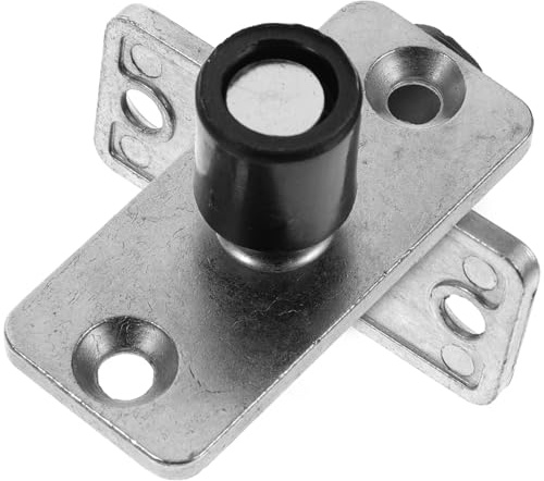 OUNONA Guide Porte Coulissante en Acier Inoxydable 2pcs Résistance à L'usure Chocs Guide de Sol pour Porte Coulissante Distance de Trou de 35mm de Grange