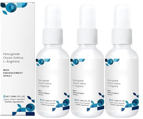 Spray Corporel Pour Hommes À Base D'algues, Spray Pour La Stimulation, Vitalité Masculine À Effet Rapide, Efficacité Prolongée, Renforcement De L'attrait Masculin (3pcs)