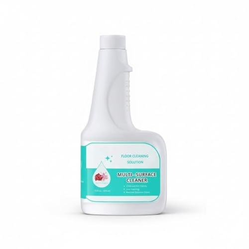 Solution Nettoyante pour Robot Aspirateur-Laveur, 500 ml - Compatible avec les Robots Eufy (X10 Pro Omni, C20, X8, X9) - à Base de Plantes, Sans Résidu, Sûre pour Sols Durs