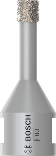 Bosch 1 x Dry Speed Best for Ceramic Diamond Dry Drill Bit (for Dry Drilling of Hard Ceramic, Diameter 8 x 30 mm, Professional Accessories Angle Grinder)