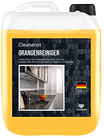 Sabeu Fluxx® Orange rengöringskoncentrat med utloppskran 10 liter | Rengöringsmedel | Universal Cleaner | Glasrengörare | Toalett Rengörare | Badrum Rengörare | Köksrengöring för hushåll och industri