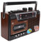 Kassettenrekorder, tragbare Boombox im Stil der 80er Jahre SW1 SW2 AM FM Radio, geräuschloser Stereolautsprecher Retro Home Audio Stereo, Speicherkartenunterstützung, USB, Antenne,(EU)