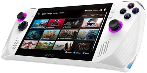 ASUS - ROG Ally Gaming Handheld Console - Z1 Processor, 512GB, 1080p 120Hz Display,White