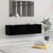 AUVYI TV-Schrank Schwarz 120x30x30 cm Holzwerkstoff Aufbewahrungsschrank Fernseher Schrank Lowboard Nachttisch Holz Kitchen Cabinet Wohnwand Modern Hängeschrank Wohnzimmer