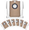 6 Bolsas de recambio Conga 2299-2499-7490-8290 genérico compatible con Aspirador Conga 2299, Aspirador Conga 2499, Aspirador Conga 7490, Aspirador Conga 8290. Repuesto compatible