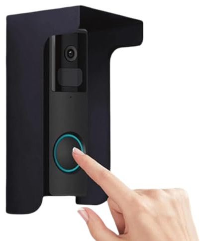 Waterproof Video Doorbell Cover Anti-Glare Doorbell Rain Cover Durable Camera Doorbell Cover for Video Doorbell, Fingerprint Lock, Camera Doorbell (Type-A)