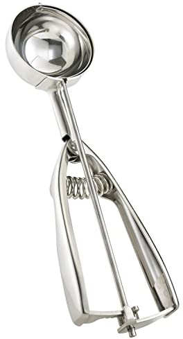 Solula 18/8 Stainless Steel Ice Cream Cupcake Muffin Scoop, 3.4 Tablespoon Cupcake Muffin Batter Dispenser