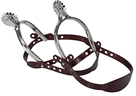 W WIDMANN MILANO Party Fashion - Sporn für Cowboykostüm, Zubehör für Schuhe, Wilder Westen, Sheriff