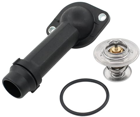 Doo Engy Thermostat mit Kühlmittelflansch und Dichtring Satz für A4 8E B6 A6 4B C5 Superb 3U 1.9 TDI