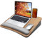 HUANUO Scrivania portatile per laptop con cuscino, con striscia antiscivolo & funzione di archiviazione per gli studenti dell'home office da utilizzare(16,53'×11,81')