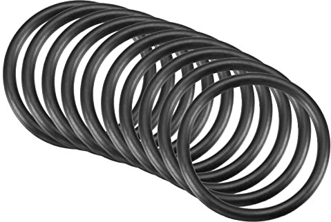 QUARKZMAN 36mm x 30mm x 3mm Nitrile Caoutchouc Joints toriques x 10 Pièces Rond Joint Rondelle pour Robinet Plomberie Réparation Étanchéité Connexion [Noir]