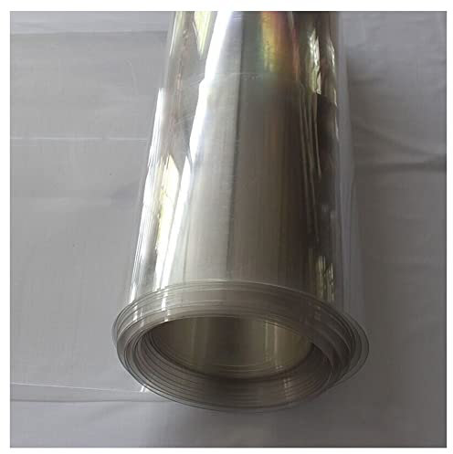 Klare Polycarbonat-Kunststoffplatten, Lichtdurchlässige Kunststoffplatte, Beidseitige Laminierung Schlagfest Transparente Glas-Ersatzplatte (Farbe : klar, Größe : 1.5x20m)
