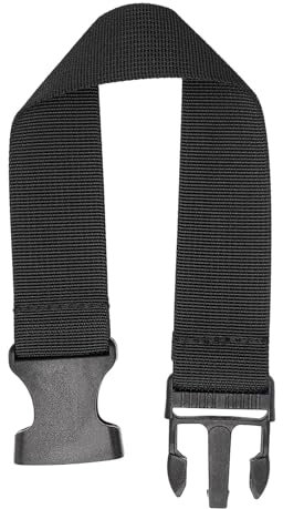 Backpack Chest Strap, Belt Extender for Fanny Pack Strap Extension Waist Bag Belts, Short Luggage Strap Nylon Packing Straps, Black, 40cm