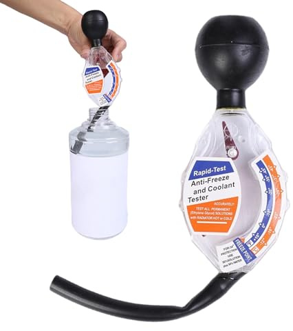 Refractómetro de refrigerante anticongelante,Probador de refrigerante anticongelante - Probador de refrigerante de radiador medidor de punto de congelación de acción rápida | Refractómetro anticongela