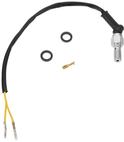 Cabilock Interruttore Luce Freno Moto in Lega Resistente Sensore Pedale Posteriore per Scooter e Moto da Avventura Attivazione Luce Stop Integrata per Sicurezza Stradale