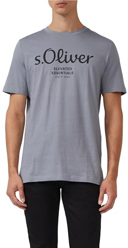s.Oliver Baumwoll-T-Shirt mit Logo-Print