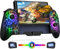 HASACOOL Wireless Switch Pro Controller for Switch/OLED-One Piece Hall Effect Joystick Switch Joycon Ergonomic Handheld Switch Grip Gaming Controller with Turbo/Vibration/Programmable/LED