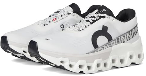 On Women's Cloudmonster Sneakers, White/Frost, 39 EU